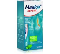 Médicaments sans ordonnance > Médicaments contre les troubles de digestion et les nausées > Médicaments contre les maux d'estomac Maalox Reflux goût Menthe Sachets Sachets buvables x 13