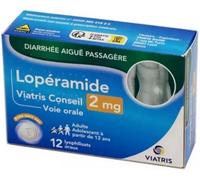 LOPERAMIDE VIATRIS CONSEIL 2MG LYOPHILISAT ORAL Comprimés Sublinguaux 12 pc(s)
