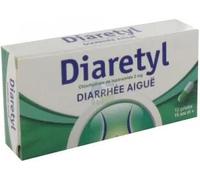 DIARETYL - Diarrhée aiguë Chlorhydrate de lopéramide 2mg à partir 15ans 12 gélules Capsule(S) pc(s)