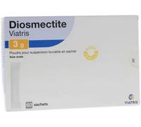 Médicaments sans ordonnance > Médicaments contre les troubles de digestion et les nausées > Médicaments contre la diarrhée Diosmectite 3g Mylan Viatris Sachets x 60