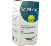 Médicaments sans ordonnance > Médicaments contre les troubles de digestion et les nausées > Médicaments contre les nausées et les vomissements NausiCalm Sirop 150 ml