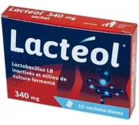 Médicaments sans ordonnance > Médicaments contre les troubles de digestion et les nausées > Médicaments contre la diarrhée Lactéol 340 mg Sachets x 10