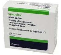 Médicaments sans ordonnance > Médicaments contre les troubles de digestion et les nausées > Médicaments contre la constipation Spagulax Poudre Effervescente Sans Sucre Sachets x 20