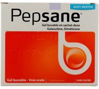 Médicaments sans ordonnance > Médicaments contre les troubles de digestion et les nausées > Médicaments contre les maux d'estomac Pepsane Gel Buvable Menthe Sans Sucre Sachets-doses x 13