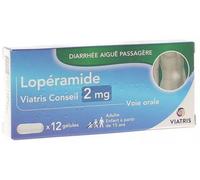 Médicaments sans ordonnance > Médicaments contre les troubles de digestion et les nausées > Médicaments contre la diarrhée Lopéramide Mylan Viatris 2 mg Gélules x 12
