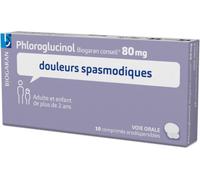Médicaments sans ordonnance > Médicaments contre les troubles de digestion et les nausées > Médicaments contre la digestion difficile Phloroglucinol Biogaran Conseil 80 mg Comprimés Orodispersibles x