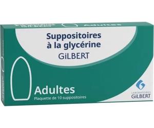 Médicaments sans ordonnance > Médicaments contre les troubles de digestion et les nausées > Médicaments contre la constipation Gilbert Suppositoires Adultex 10
