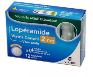Médicaments sans ordonnance > Médicaments contre les troubles de digestion et les nausées > Médicaments contre la diarrhée Lopéramide Viatris Conseil Lyophilisat Oral 2 mg x 12 - Diarrhée - Pharmacie