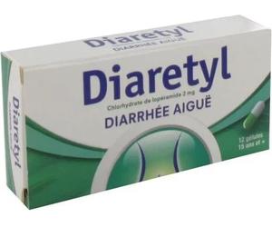 Médicaments sans ordonnance > Médicaments contre les troubles de digestion et les nausées > Médicaments contre la diarrhée Diaretyl 2 mg x 12