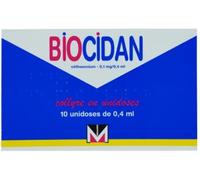 Médicaments sans ordonnance > Médicaments de premiers soins > Médicament antiseptique Biocidan Collyre 0,25/1000 Unidoses x 10