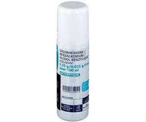 Médicaments sans ordonnance > Médicaments de premiers soins > Médicament antiseptique Chlorhexidine Benzalkonium Alcool Benzylique Biogaran Spray 100 ml