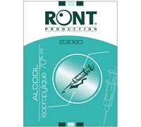 Médicaments sans ordonnance > Médicaments de premiers soins > Médicament antiseptique > Compresses antiseptiques Ront Serviettes Alcool 70% x 100
