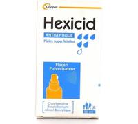 Médicaments sans ordonnance > Médicaments de premiers soins > Médicament antiseptique Cooper Hexicid antiseptique 50 ml