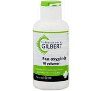 Médicaments sans ordonnance > Médicaments de premiers soins > Médicament antiseptique Gilbert Eau Oxygénée 10 Volumes120 ml