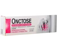 Médicaments sans ordonnance > Médicaments de premiers soins > Médicaments pour soulager les piqûres d'insectes Onctose Hydrocortisone Crème 30 g
