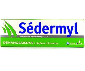 Médicaments sans ordonnance > Médicaments de premiers soins > Médicaments pour soulager les piqûres d'insectes Sédermyl 0,75% Crème 35 g - Piqûres d'insectes - Pharmacie en ligne LaSante.net