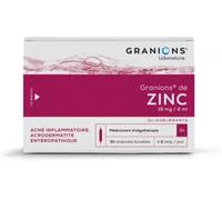 Médicaments sans ordonnance > Médicaments dermatologiques > Médicaments pour traiter une irritation cutanée Granions de Zinc Solution buvable 30 x 2 ml