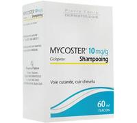 Médicaments sans ordonnance > Médicaments dermatologiques > Médicamments contre les mycoses Mycoster Shampoing 10 mg/g 60 ml