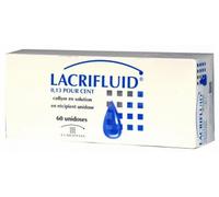 Médicaments sans ordonnance > Médicaments d'ophtalmologie > Gouttes contre la sécheresse occulaire Lacrifluid 0,13% Collyre Unidoses x 60 - Gouttes sécheresse oculaire - Pharmacie en ligne LaSante.net