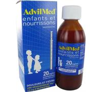 Médicaments sans ordonnance > Médicaments pour bébé > Médicaments contre les douleurs et la fièvre du bébé AdvilMed Enfants et Nourrissons Suspension Buvable 200 ml