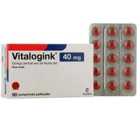 Médicaments sans ordonnance > Médicaments pour la circulation veineuse > Médicaments contre les hémorroïdes Vitalogink Mylan Viatris 40 mg x 90