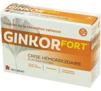 Médicaments sans ordonnance > Médicaments pour la circulation veineuse > Médicaments contre les hémorroïdes Ginkor Fortx 30