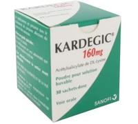 Médicaments sans ordonnance > Médicaments pour la circulation veineuse > Médicaments contre les hémorroïdes Kardégic 160 mg x 30