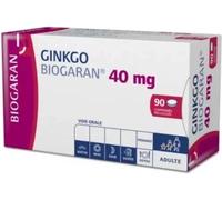 Médicaments sans ordonnance > Médicaments pour la forme et la vitalité Ginkgo Biogaran 40 mg Comprimés Pelliculés x 90