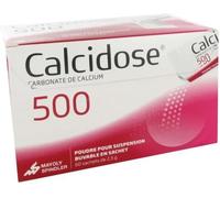 Médicaments sans ordonnance > Médicaments pour la forme et la vitalité > Médicaments à base de vitamines et de minéraux Calcidose 500 x 60