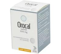Médicaments sans ordonnance > Médicaments pour la forme et la vitalité > Médicaments à base de vitamines et de minéraux > Médicaments à base de vitamine D Orocal 500 mg Comprimés x 60