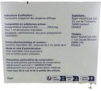 Médicaments sans ordonnance > Médicaments pour la forme et la vitalité > Médicaments contre la chute des cheveux Bépanthène 350 mg/ml Ampoules x 6