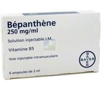 Médicaments sans ordonnance > Médicaments pour la forme et la vitalité > Médicaments contre la chute des cheveux Bépanthène 250 mg/ml x 6