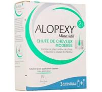 Pierre Fabre Alopexy 2% Minoxidil Perte De Cheveux Modérée Flacons 3x60ml