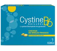 Médicaments sans ordonnance > Médicaments pour la forme et la vitalité > Médicaments contre la chute des cheveux Cystine B6 Bailleul x 120 - Chute des cheveux - Pharmacie en ligne LaSante.net