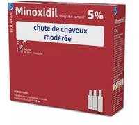 Médicaments sans ordonnance > Médicaments pour la forme et la vitalité > Médicaments contre la chute des cheveux > Minoxidil Minoxidil Biogaran Conseil 5% 3 x 60 ml