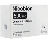 Médicaments sans ordonnance > Médicaments pour la forme et la vitalité > Médicaments contre la fatigue et la baisse de tonus Nicobion 500 mg Comprimés x 30