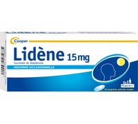 Médicaments sans ordonnance > Médicaments pour la forme et la vitalité > Médicaments contre les troubles du sommeil Lidene 15 mg Comprimés x 10