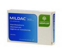 Médicaments sans ordonnance > Médicaments pour la forme et la vitalité > Médicaments contre les troubles du sommeil Mildac 300 mg - Troubles du sommeil - Pharmacie en ligne LaSante.net