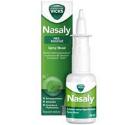 Médicaments sans ordonnance > Médicaments pour le nez et les oreilles > Médicaments contre le rhume Vicks Nasaly Spray Nasal Nez Bouché 20 ml - Rhume médicaments - Pharmacie en ligne LaSante.net