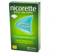 Médicaments sans ordonnance > Médicaments pour le sevrage tabagique Nicorette 4 mg Gomme à mâcher Menthe Fraîche Sans Sucre x 30