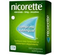 Médicaments sans ordonnance > Médicaments pour le sevrage tabagique Nicorette Microtab 3 mg Comprimés à sucer x 100