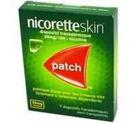 Médicaments sans ordonnance > Médicaments pour le sevrage tabagique NicoretteSkin Patch 25mg/16hx 7