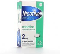Médicaments sans ordonnance > Médicaments pour le sevrage tabagique Nicotinell Menthe 2 mg Comprimés à sucer - Sevrage tabagique - Pharmacie en ligne LaSante.netx 36