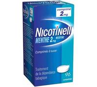 Médicaments sans ordonnance > Médicaments pour le sevrage tabagique Nicotinell Nicotine 2 mg Menthe comprimés x 96 - Sevrage tabagique - Pharmacie en ligne LaSante.net