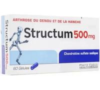 Médicaments sans ordonnance > Médicaments pour les muscles et les articulations > Médicaments contre les douleurs articulaires Structum 500 mg x 60
