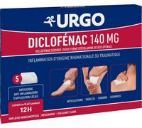 Médicaments sans ordonnance > Médicaments pour les muscles et les articulations > Médicaments contre les douleurs articulaires Urgo Diclofénac Emplâtres 140 mg x 5