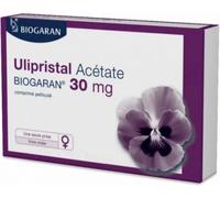 Médicaments sans ordonnance > Médicaments pour les troubles féminins > Contraception > Contraception d'urgence et pilules du lendemain Biogaran Ulipristal Acetate 30 mg
