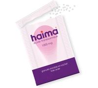 Médicaments sans ordonnance > Médicaments pour les troubles féminins > Médicaments règles douloureuses et syndrome prémenstruel Haima 1000 mg Granulés Sachets x 12