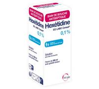 Médicaments sans ordonnance > Médicaments pour soigner les maux de bouches > Médicaments pour bains de bouche > Bains de bouche antiseptiques Hexétidine EG 0,1% 200 ml - Bains de bouche antiseptiques