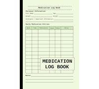 Medication Log Book: Daily Medicine Intake Tracker and Dosage Record Book with Space for Date, Time, Medication, Taken, and Notes